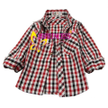 china wholesales high quality boys' fashion plaid shirt